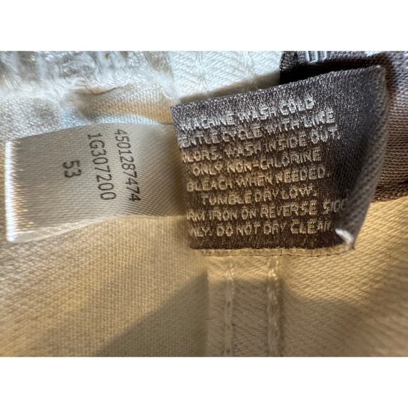 Chico's So Slimming beige denim jeans with stud details Sz 1 US 8 - Picture 9 of 9